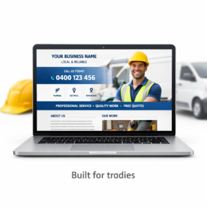 One Page Tradie Website